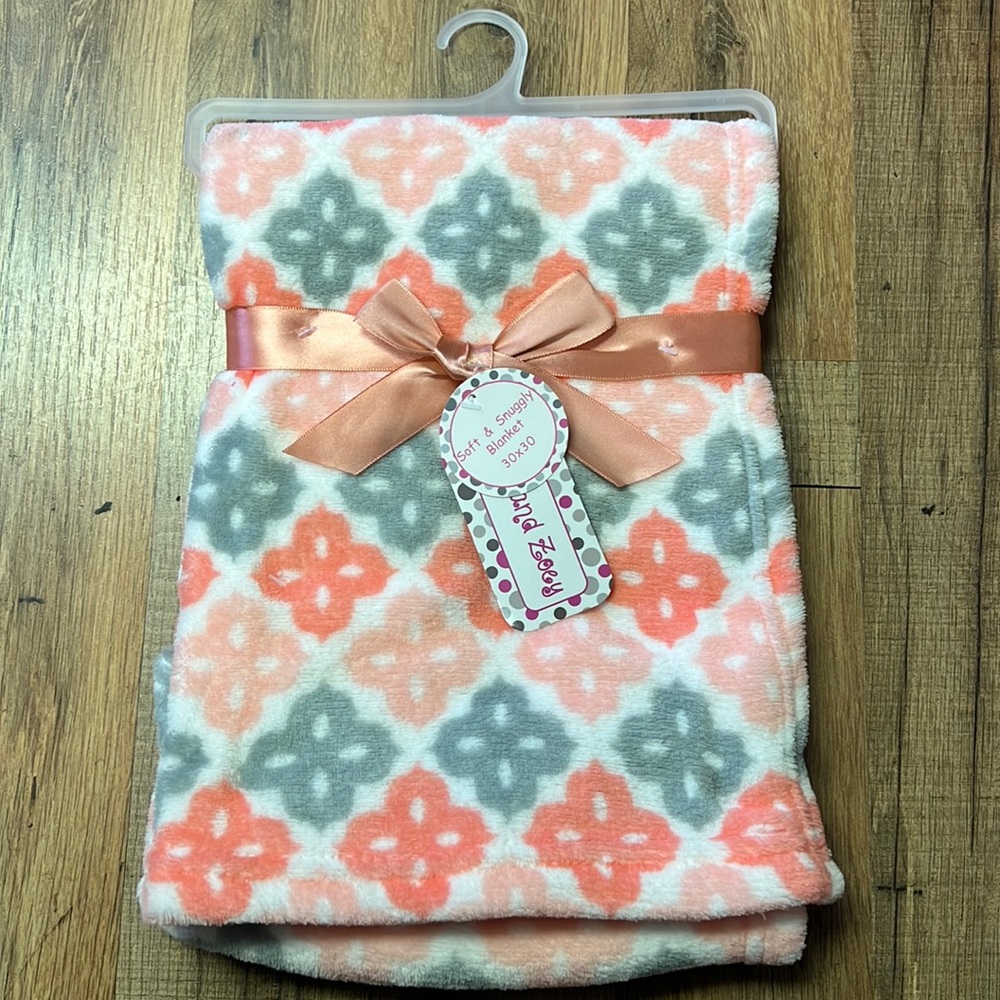 Zak & Zoey Soft & Cuddly Baby Blanket NWT
